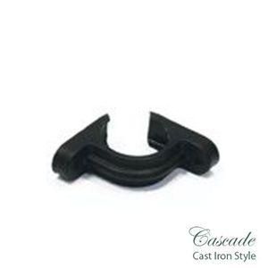Product image for Cascade Cast Iron Style 68mm Plastic Pipe Clip (White)