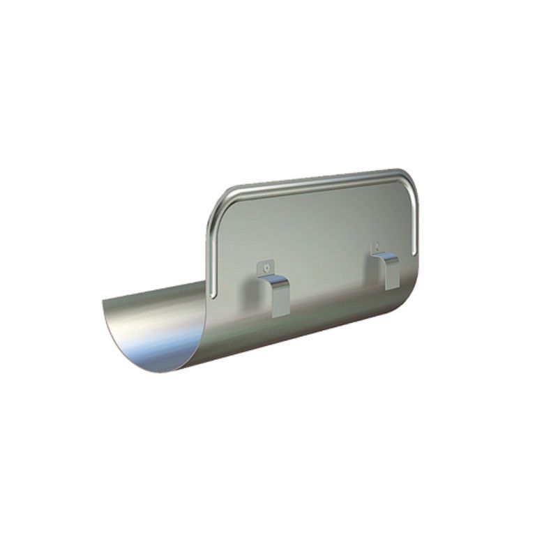Product image for Lindab 125mm Half Round Straight Overflow Protector