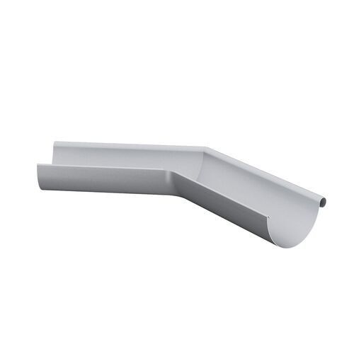 Product image for Lindab 150mm Half Round 135dg External Gutter Corner - Silver