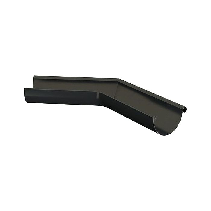 Product image for Lindab 150mm Half Round 135dg External Gutter Corner - Anthracite Grey