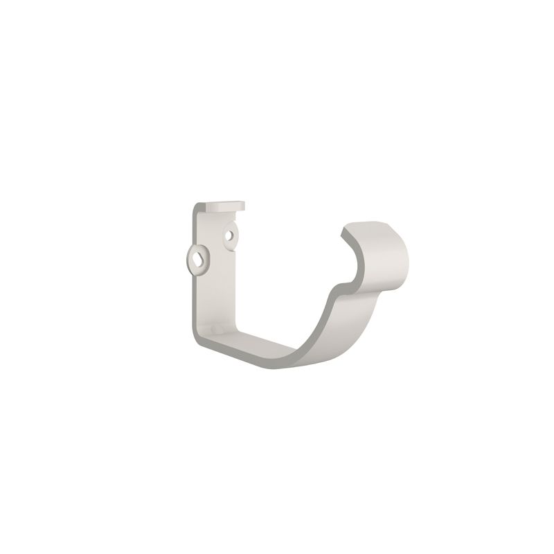 Image of Lindab 100mm Half Round Fascia Bracket - Antique White