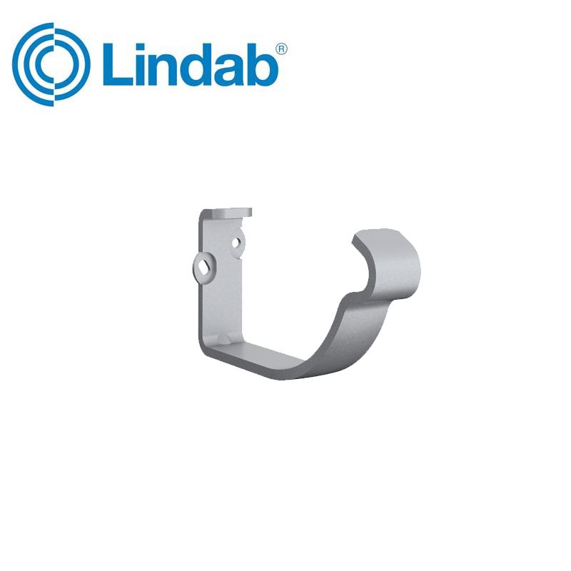 Product image for Lindab 150mm Half Round Fascia Bracket - Silver Metallic