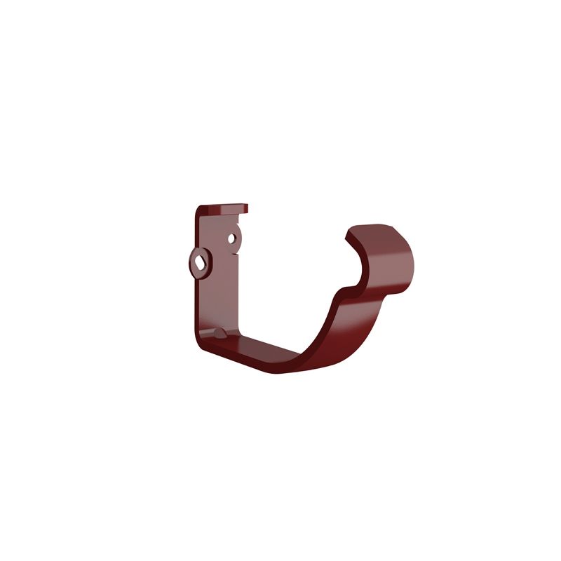 Image of Lindab 125mm Half Round Fascia Bracket - Dark Red