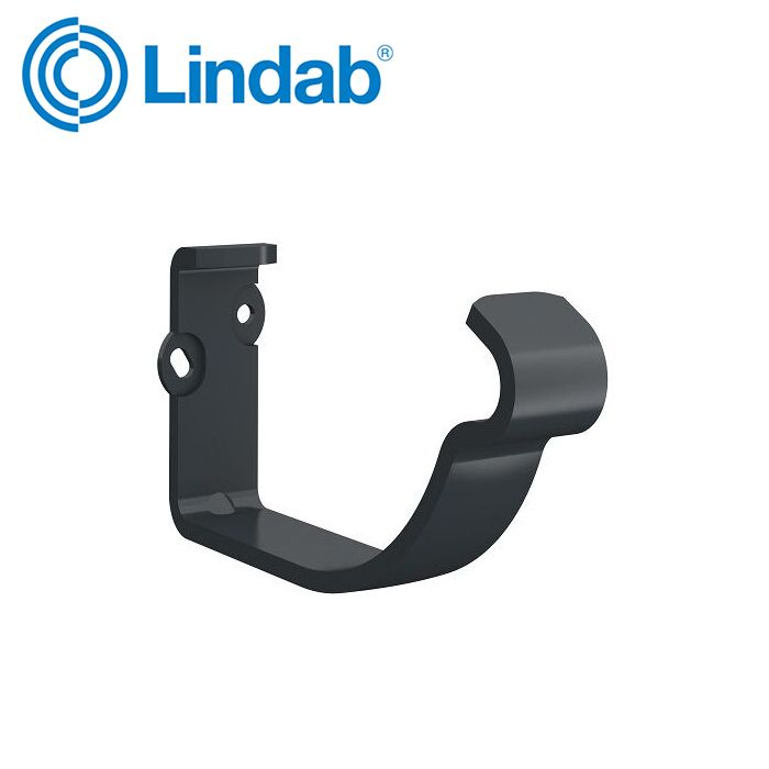 Product image for Lindab 150mm Half Round Fascia Bracket - Anthracite Grey