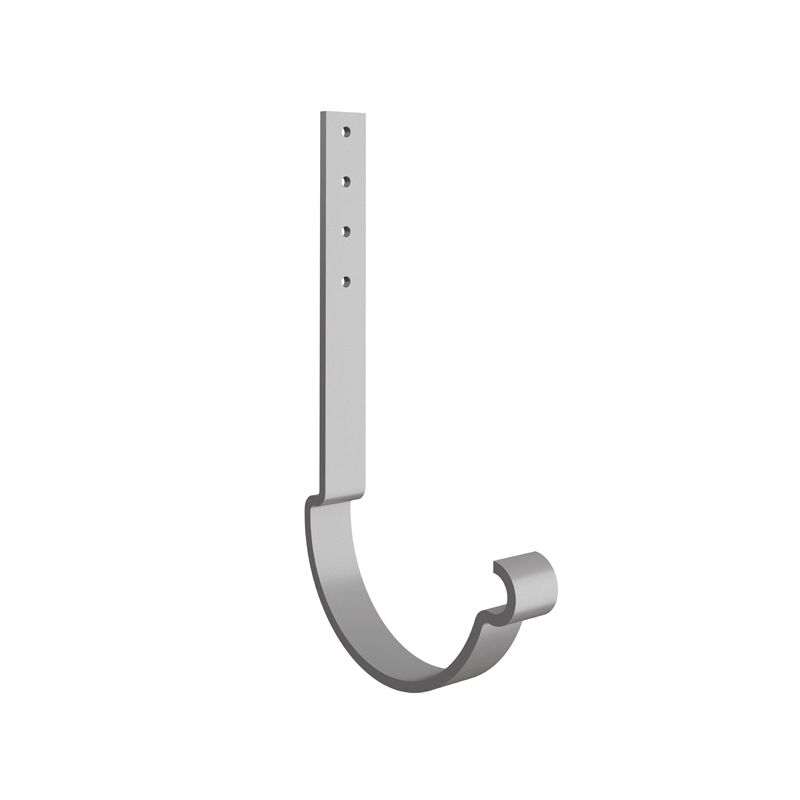 Product image for Lindab 125mm Half Round Steel Rafter Bracket - Anthracite Metallic