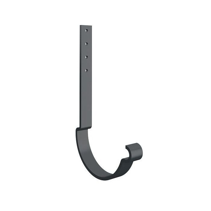 Product image for Lindab 100mm Half Round Rafter Bracket - Anthracite Grey