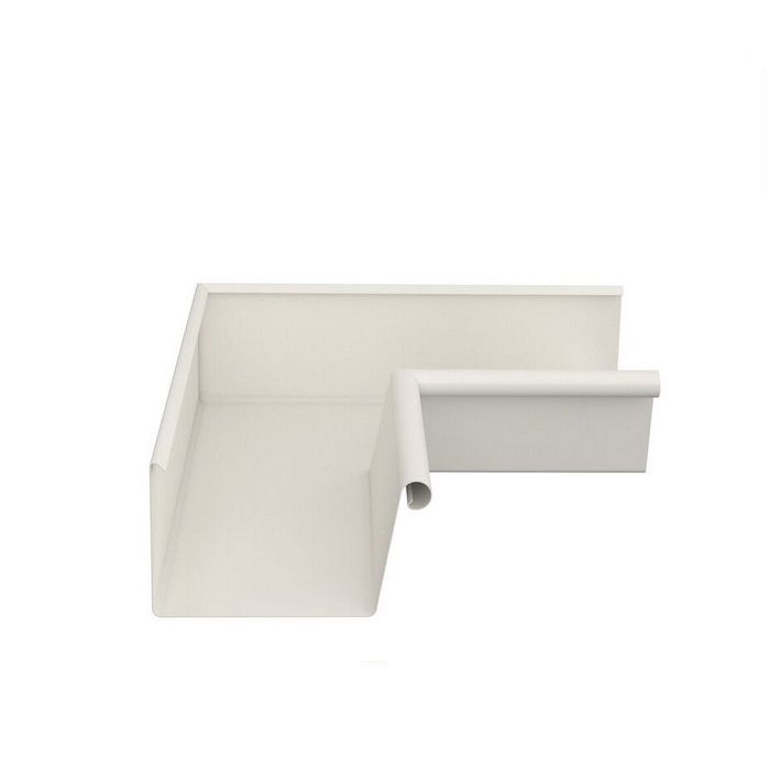 Product image for Lindab 140mm Rectangular 90dg Internal Gutter Corner - Antique White