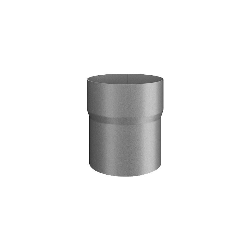 Product image for Galvanised Steel Gutter Downpipe Pipe Connector 87m - Lindab Magestic