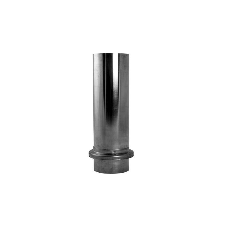 Product image for Galvanised Steel Gutter Downpipe Drain Shoe 87mm - Lindab Magestic