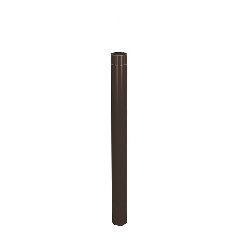 Product image for Lindab 100mm Round Steel Downpipe - Coffee Brown