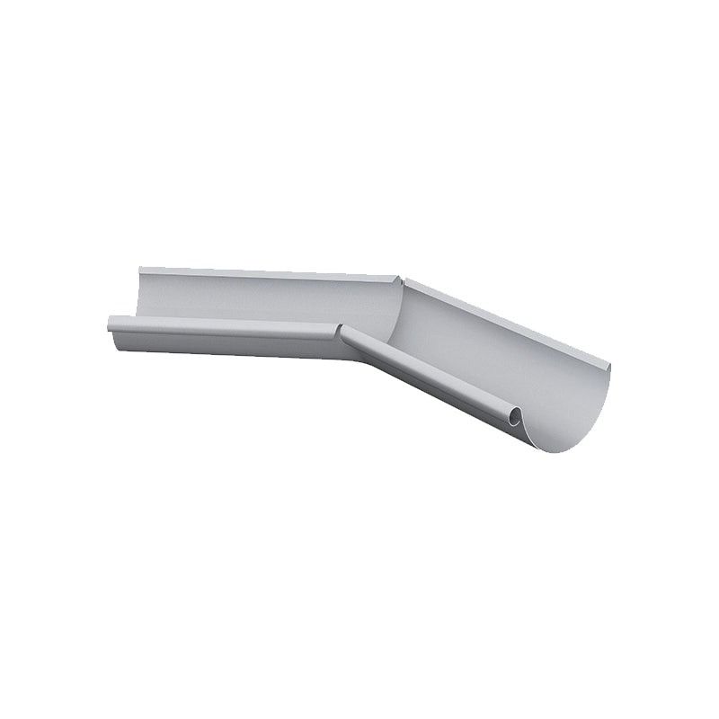 Product image for Lindab Magestic 125mm Half Round Steel 135dg Internal Gutter Corner