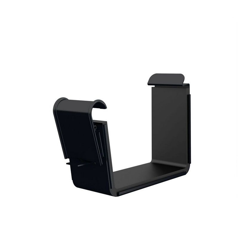 Image of Lindab 140mm Rectangular Gutter Joint - Black