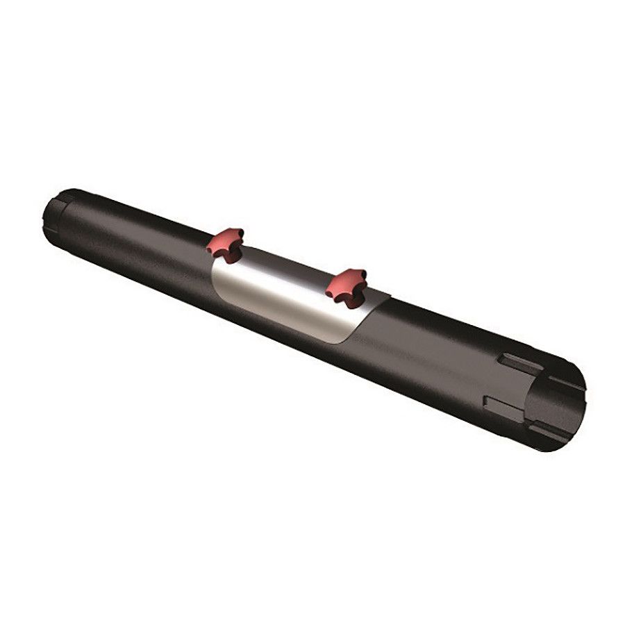 Product image for Lindab 87mm Round Steel Rod Access Pipe - Black
