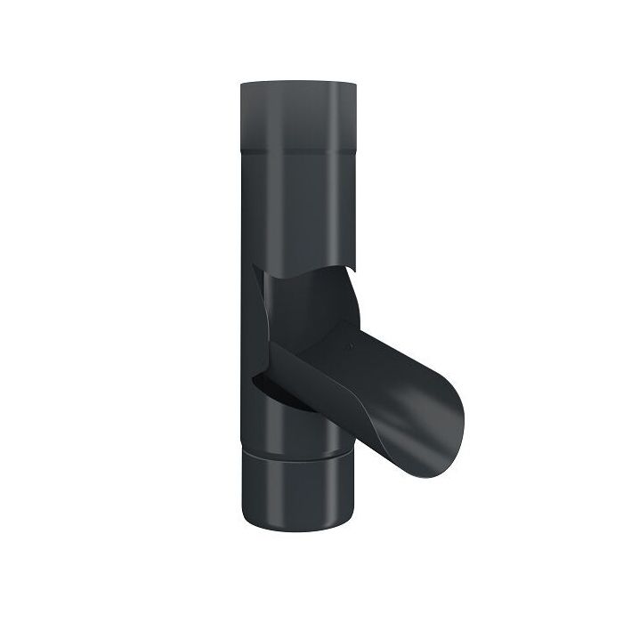 Product image for Lindab 100mm Manual Diverter - Anthracite Grey