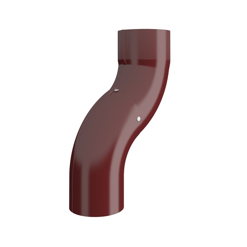 Product image for Lindab 87mm Round One Piece Bend - Dark Red