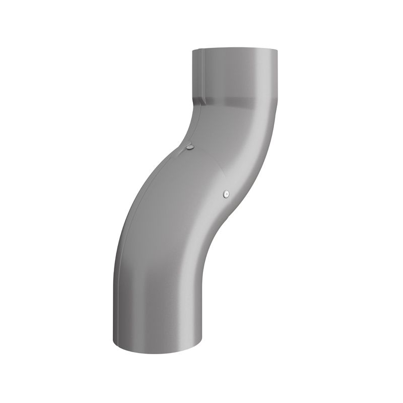 Product image for Lindab 87mm Round One Piece Bend - Anthracite Metallic