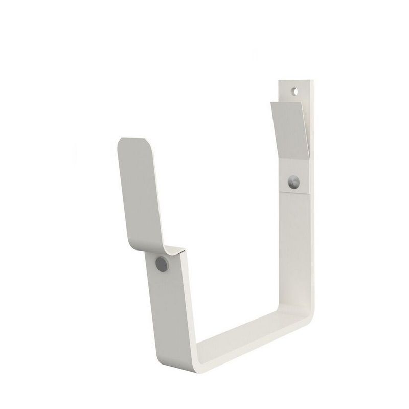 Image of Lindab 140mm Rectangular Fascia Bracket - Antique White