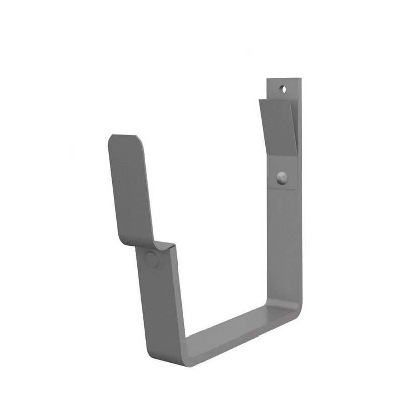 Product image for Lindab 140mm Rectangular Fascia Bracket - Anthracite Metallic