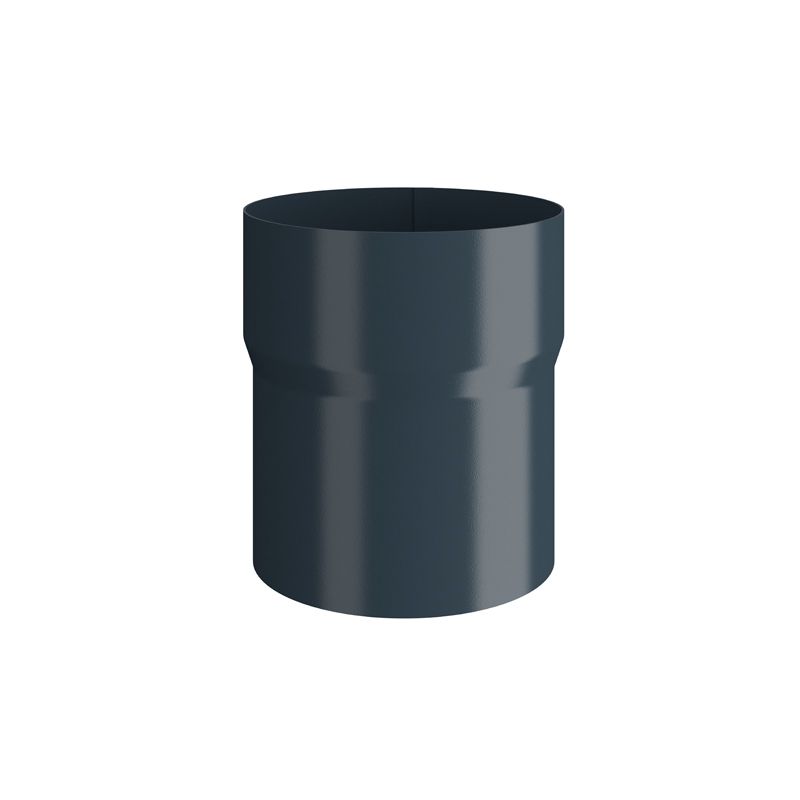 Product image for Lindab Round Pipe Connector 120mm Painted Dark Grey