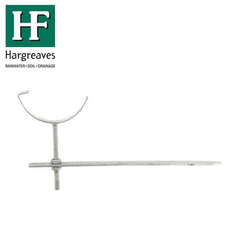 Product image for Cast Iron Half Round Guttering Rise & Fall Bracket - 115mm Galvanised