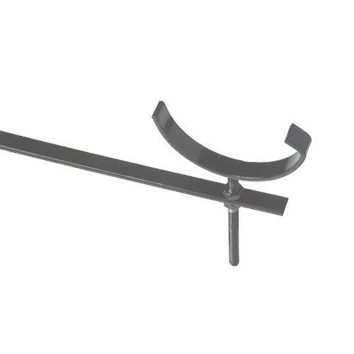 Product image for Cast Iron Half Round Guttering Rise & Fall Bracket - 125mm Galvanised