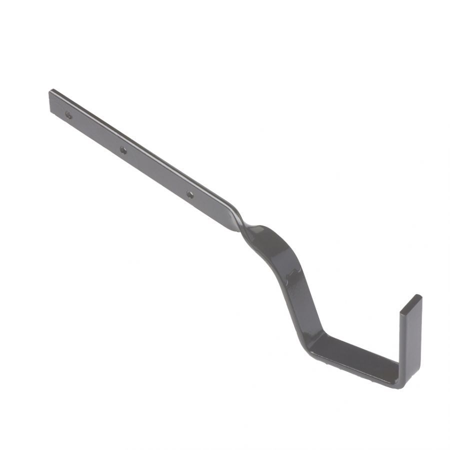 Image of Cast Iron Box Guttering Side Rafter Bracket 100mm x 75mm-Primed Finish