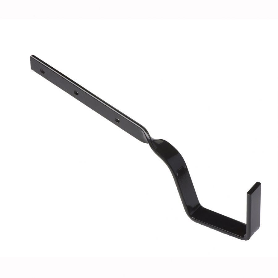 Product image for Cast Iron Box Guttering Side Rafter Bracket 100mm x 75mm -Black Finish