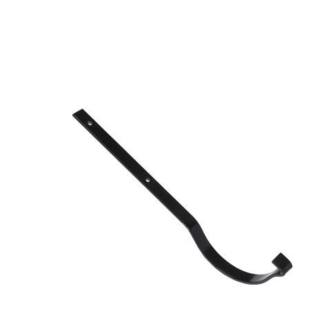 Product image for Cast Iron Beaded Guttering Top Fix Rafter Bracket - 115mm Black Finish