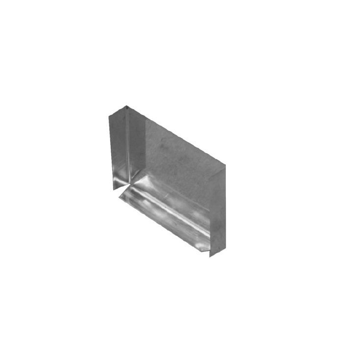 Product image for Metal Gutta Stainless Steel 90mm Box Gutter Stop End
