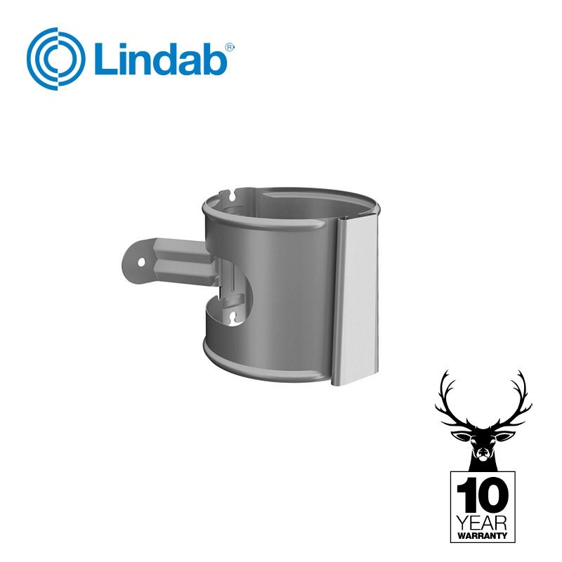 Image of Lindab Magestic 87mm Galvanised Steel Downpipe Bracket