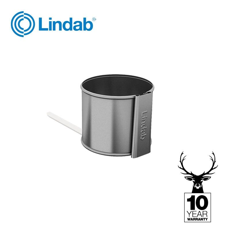 Image of Lindab Magestic 120mm Half Round Galvanised Steel Downpipe Bracket Spike Holder