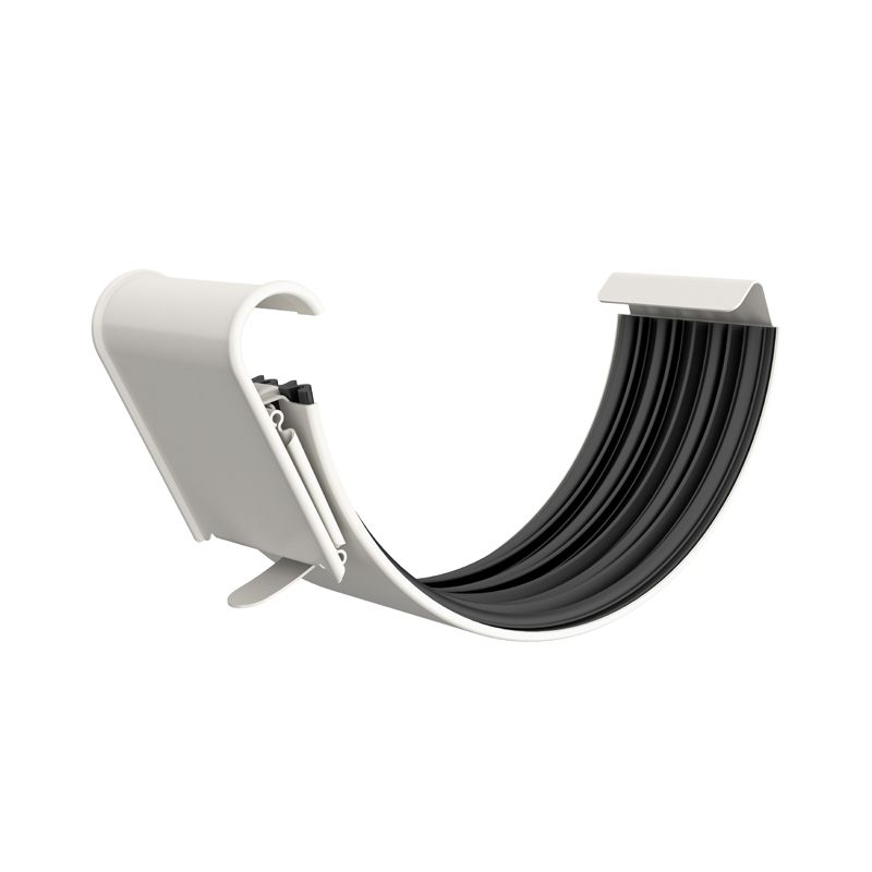 Image of Lindab 125mm Half Round Gutter Joint - Antique White
