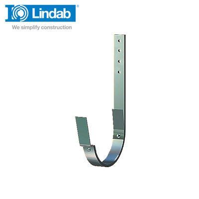 Product image for Lindab 190mm Half Round Steel Rafter Bracket - Dark Grey