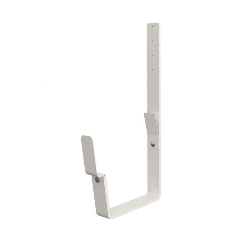 Product image for Lindab 140mm Rectangular Steel Rafter Bracket - Antique White