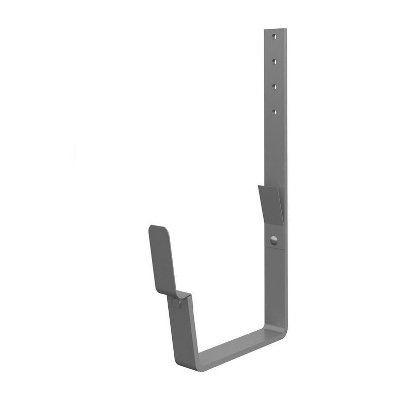 Product image for Lindab 140mm Rectangular Steel Rafter Bracket - Anthracite Metallic