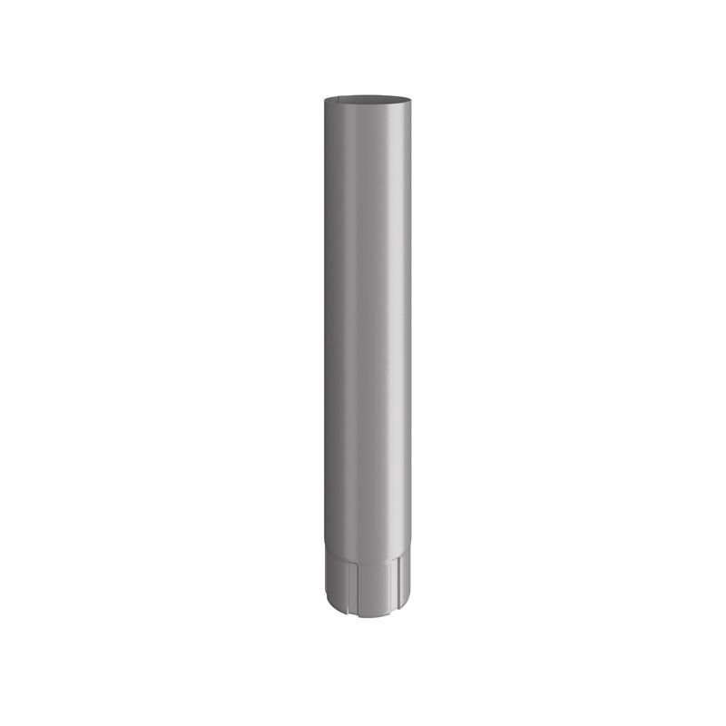 Product image for Lindab 87mm Round Steel Intermediate Pipe - Anthracite