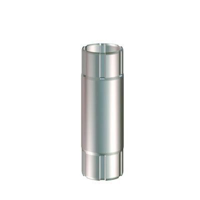 Product image for Lindab 100mm Round Steel Intermediate Pipe - Silver Metallic