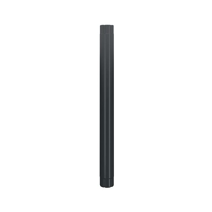Product image for Lindab 100mm Steel 1m Intermediate Pipe - Anthracite Grey