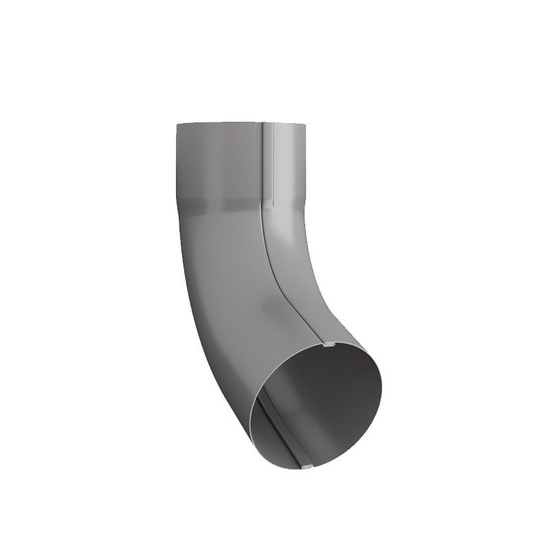 Product image for Lindab 87mm 70dg Conical Gutter Pipe Bend - Anthracite Metallic