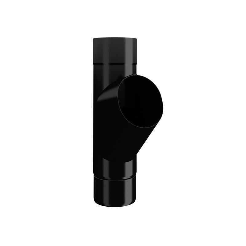 Product image for Lindab 100mm Round Steel Adjustable Branch - Black