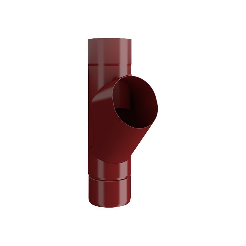 Product image for Lindab 100mm Round Adjustable Branch - Dark Red
