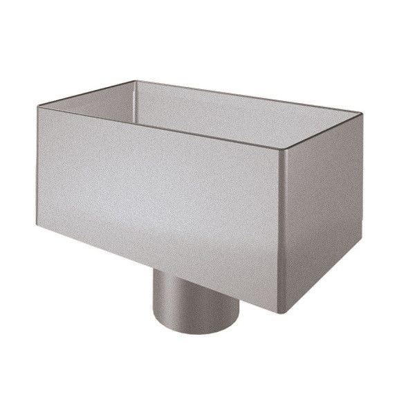Product image for Lindab Magestic 75mm Galvanised Steel Regular Water Hopper