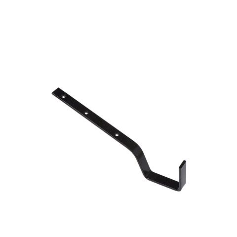 Product image for Cast Iron Box Guttering Top Rafter Bracket 100mm x 75mm - Black Finish
