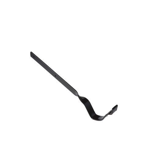 Image of Cast Iron OG Guttering Side Fixing Rafter Bracket - 100mm Black Finish