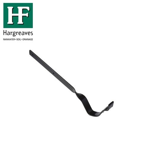Product image for Cast Iron OG Guttering Side Fixing Rafter Bracket - 125mm Black Finish
