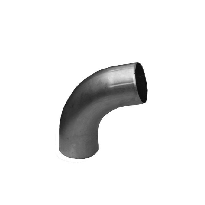 Product image for Metal Gutta Stainless Steel Round 80mm Downpipe Bend - 72dg