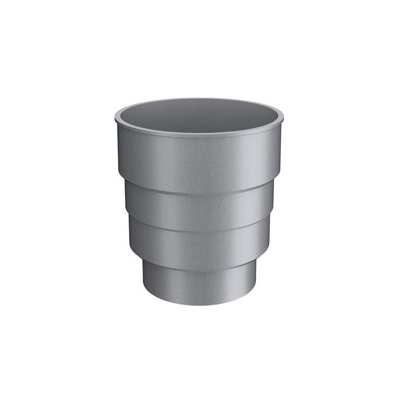 Product image for Lindab HD Polythene Drainage Connector - Silver Metallic