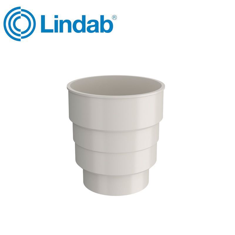 Product image for Lindab HD Polythene Drainage Connector - White