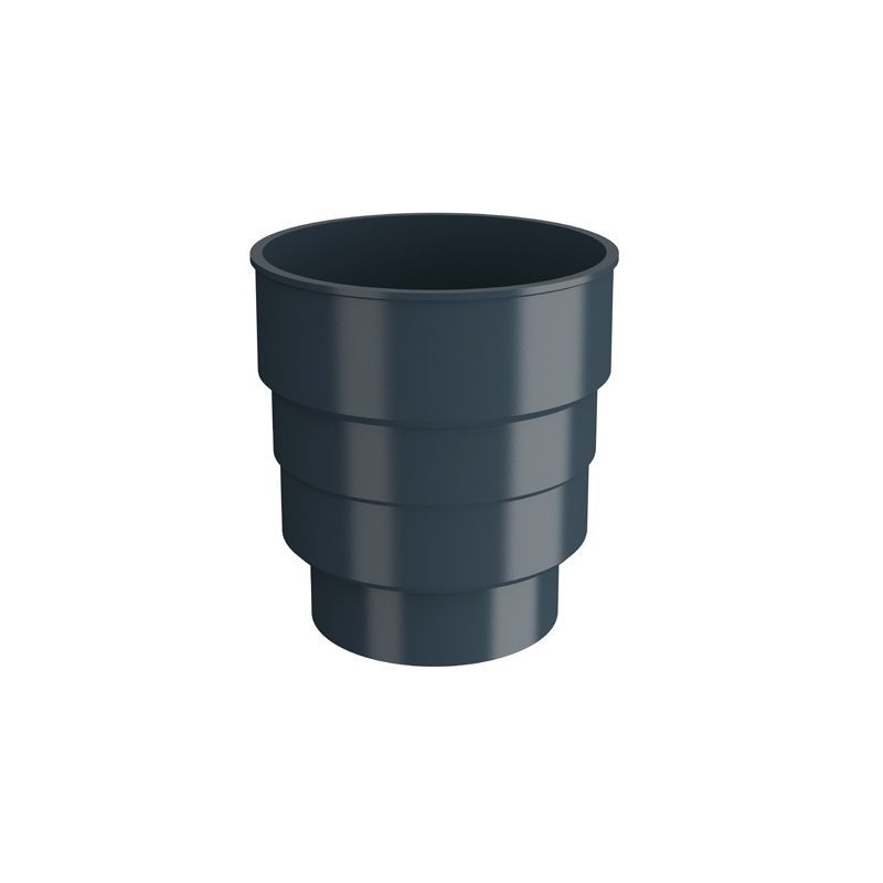 Product image for Lindab HD Polythene Drainage Connector - Dark Grey
