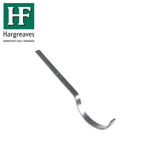 Product image for Cast Iron Deep Style Top Fixing Rafter Bracket - 125mm Galvanised